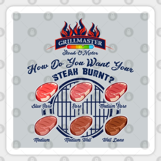 Steak-O-Meter Sticker by spicoli13